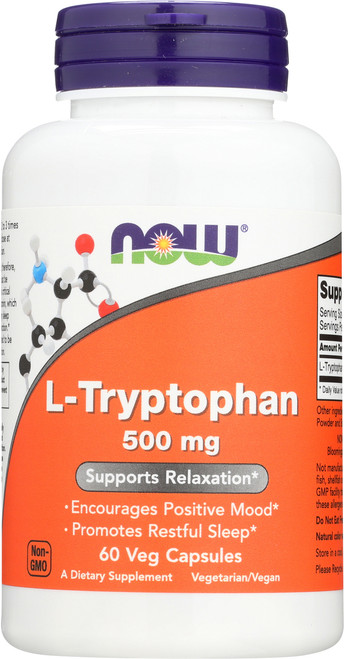 L-Tryptophan 500 mg - 60 Veg Capsules