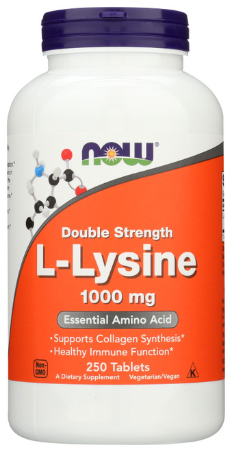 L-Lysine 1000mg Amino Acid 250 Count