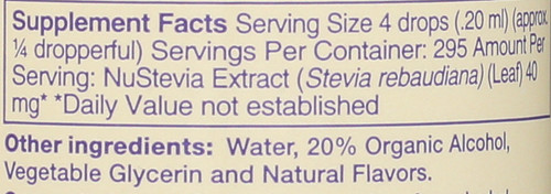 Liquid Nustevia® Clear Extract Plastic Bottle 2oz