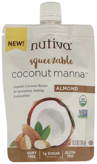 Coconut Butter Manna Organic Almond Spouted Pouch 6.2oz