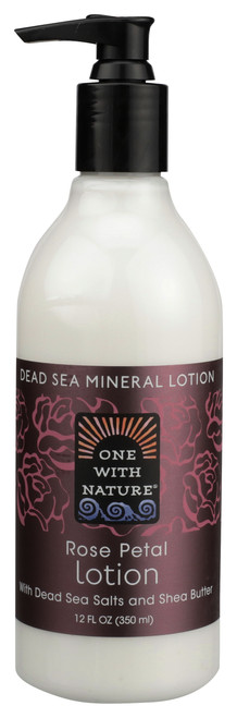 Dead Sea Mineral Lotion Rose Petal Lotion 12oz