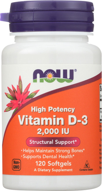 Vitamin D-3 2,000 IU - 120 Softgels