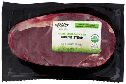 Og Beef Ribeye Steak Boneless 100% Gr  10oz
