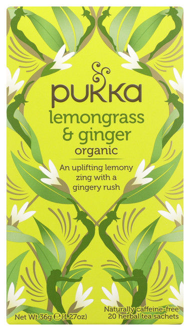 Organic Herbal Tea Lemongrass & Ginger 20 Count