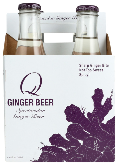 Soda Ginger Beer 4-Pack Bottles 4 Count