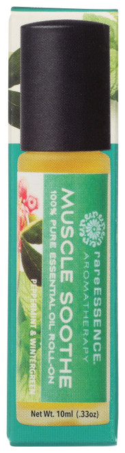 Muscle Soothe Aromatherapy Roll-On Peppermint & Wintergreen Essential Oil Roll-On 10mL