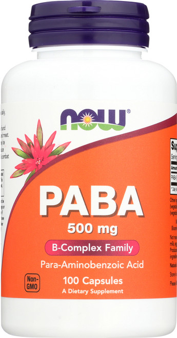 PABA 500mg - 100 Capsules