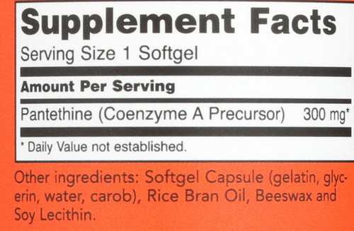 Pantethine 300 mg - 60 Softgels