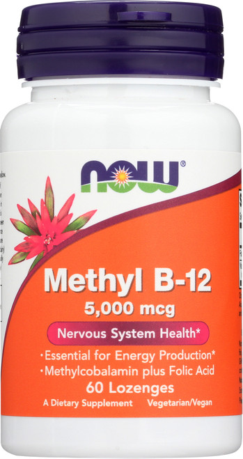 Methyl B-12 5,000 mcg - 60 Lozenges