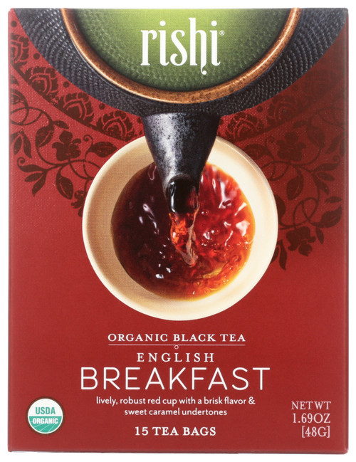 Retail Tea Sachet English Breakfast 15 Tea Bags 15 Count