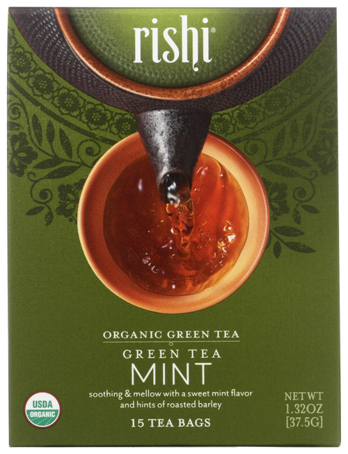 Retail Loose Leaf Tin Green Tea Mint 15 Count