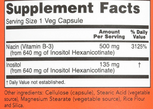 Flush-Free Niacin 500 mg - 90 Vcaps®