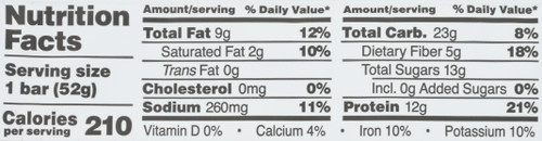 Bar Protein Choco Sea Salt 1.83oz