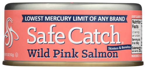 Wild Pink Salmon Mercury Tested Salmon Wild Alaska Pink Salmon 5oz