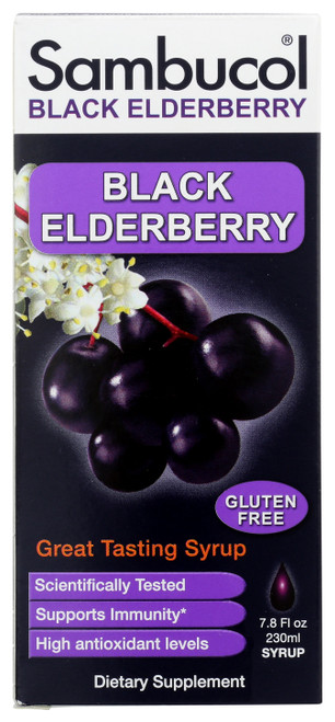 Black Elderberry Syrup Original Formula 7.8oz