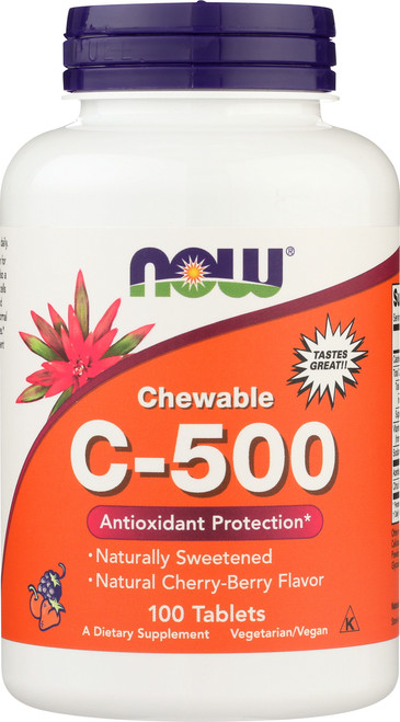 Vitamin C-500 Cherry Chewable - 100 Lozenges