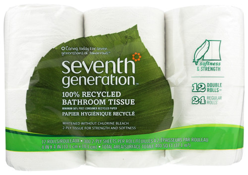 Bath Tissue 2 Ply Sheet 12 Count