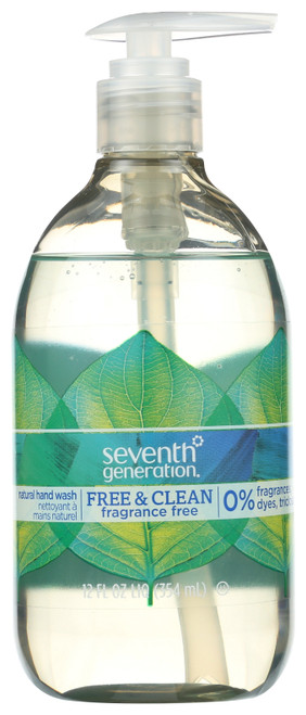 Hand Soap Free And Clean Unscented 12oz