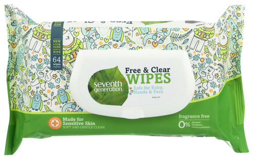 Baby Wipes Refill 64 Count