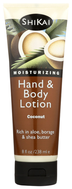 Hand & Body Lotion Coconut Moisturizing 8oz