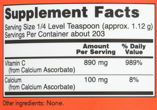 Calcium Ascorbate Powder - 8 oz.