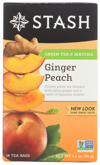 Tea Ginger Peach Green Bag 18 Count