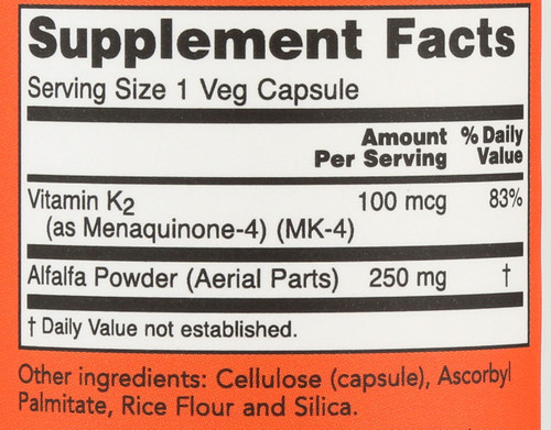 Vitamin K-2 100 mcg - 100 Vcaps®