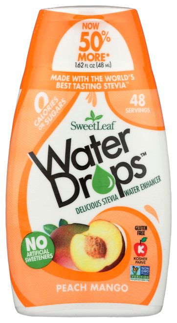 Water Drops Peach Mango Flavored Water Enhancer 1.62oz