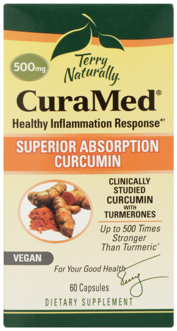 Curamed® 500mg Veggie Capsules Healthy Inflammation Response 60 Count