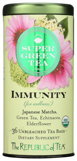 Immunity Supergreen Tea Packaged Tea 36 Count