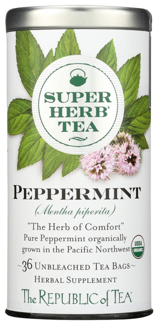 Organic Peppermint Packaged Tea 1.4oz
