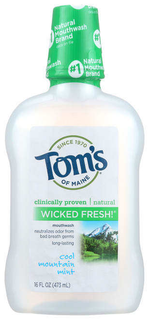 Mouthwash Cool Mountain Mint Wicked Fresh! Fluoride-Free Mouthwash 16oz