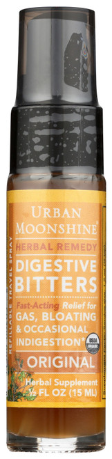 Original Digestive Bitters Spray - .5 Fl oz (15 ML) Certified Organic Whole Plant Digestive Aid With Dandelion And Burdock .5oz