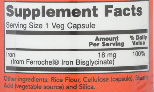 Iron 18 mg - 120 Vcaps®