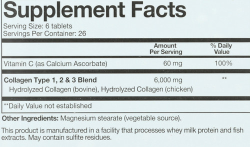 Dietary Collagen Advanced Type 1, 2, & 3 160 Count