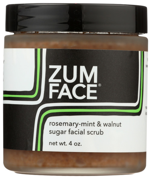 Face Scrub Rosemary Mint Walnut Sugar Scrub 4oz