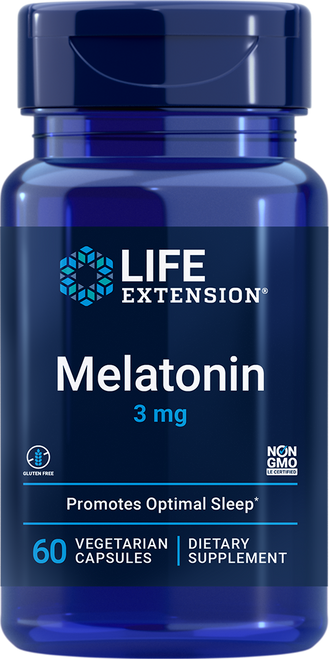 Melatonin 3 mg 60 vegetarian capsules
