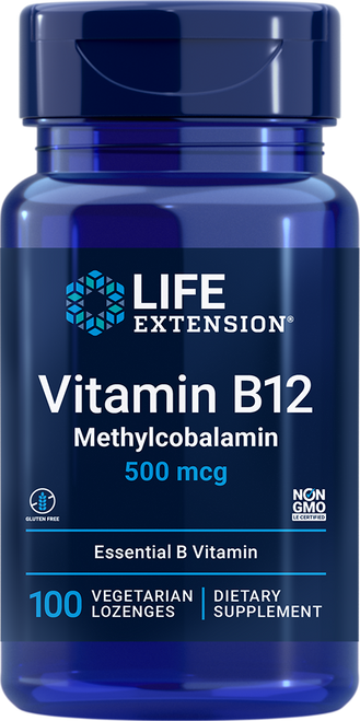 Vitamin B12 Methylcobalamin 500 mcg 100 vegetarian lozenges