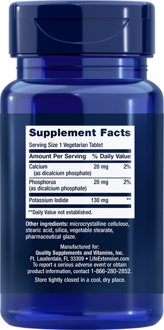 Potassium Iodide Tablets  130 mg 14 vegetarian tablets
