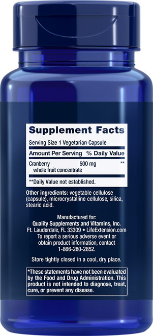 Cran-Max®  500 mg 60 vegetarian capsules