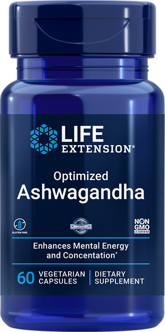 Optimized Ashwagandha 60 vegetarian capsules