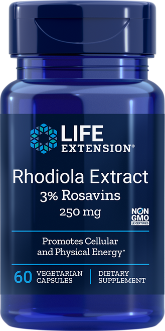 Rhodiola Extract  250 mg 60 vegetarian capsules