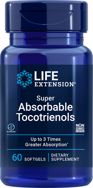 Super Absorbable Tocotrienols 60 softgels