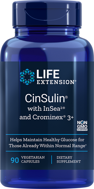 CinSulin® with InSea2® and Crominex® 3+ 90 vegetarian capsules
