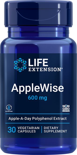 AppleWise 600 mg 30 vegetarian capsules