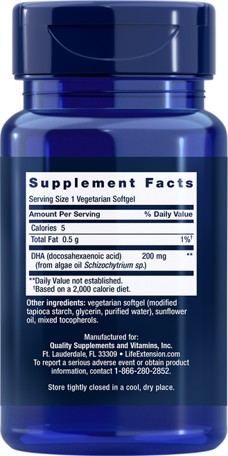 Vegetarian DHA 30 vegetarian softgels