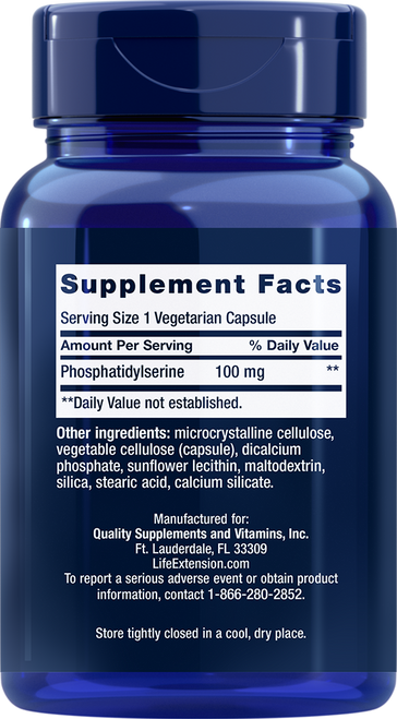 PS Caps 100 mg 100 vegetarian capsules