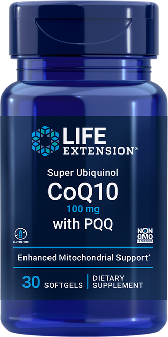 Super Ubiquinol CoQ10 with PQQ 100 mg 30 softgels