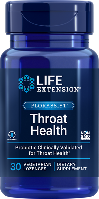 FLORASSIST® Throat Health 30 vegetarian lozenges