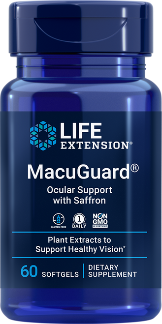 MacuGuard® Ocular Support with Saffron 60 softgels